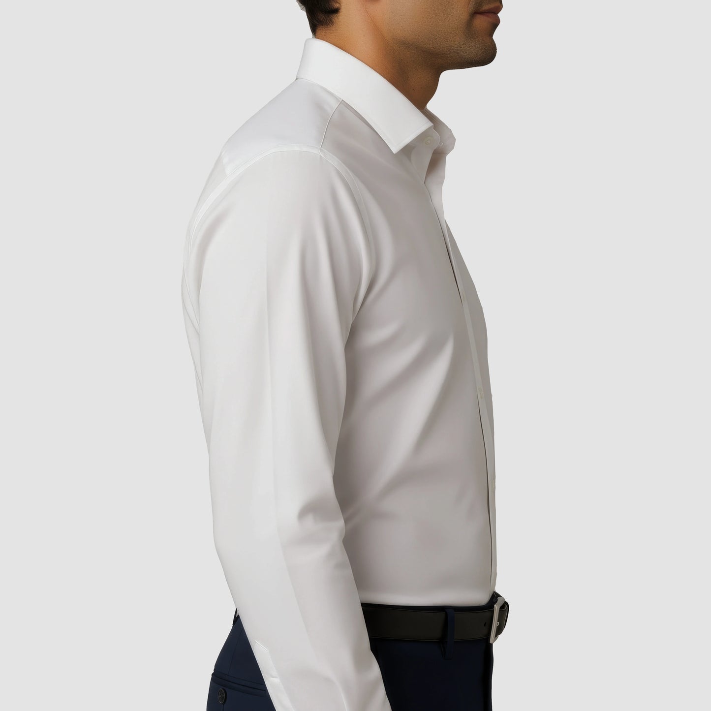 Chemise Infroissable à Coupe Ajustée